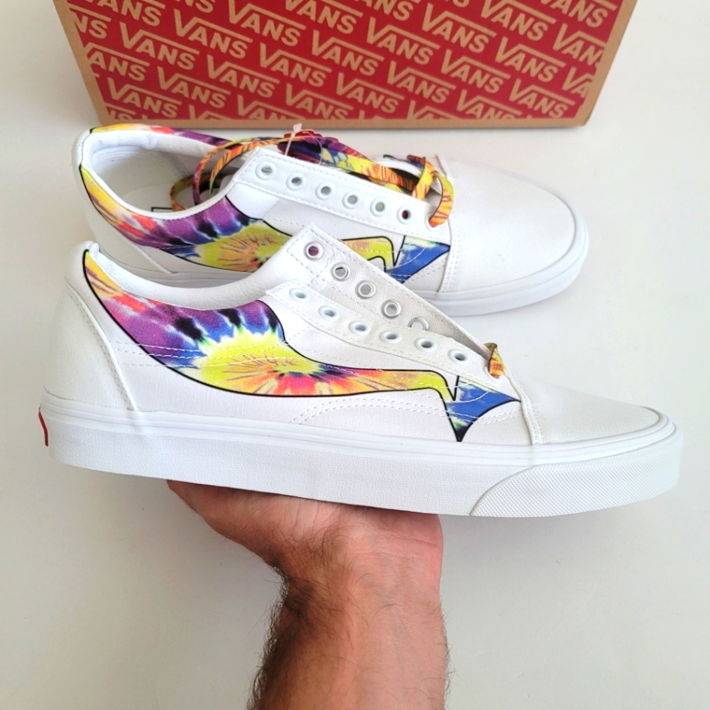 Vans Old Skool Warp Tie Dye Size 10.5 NWB